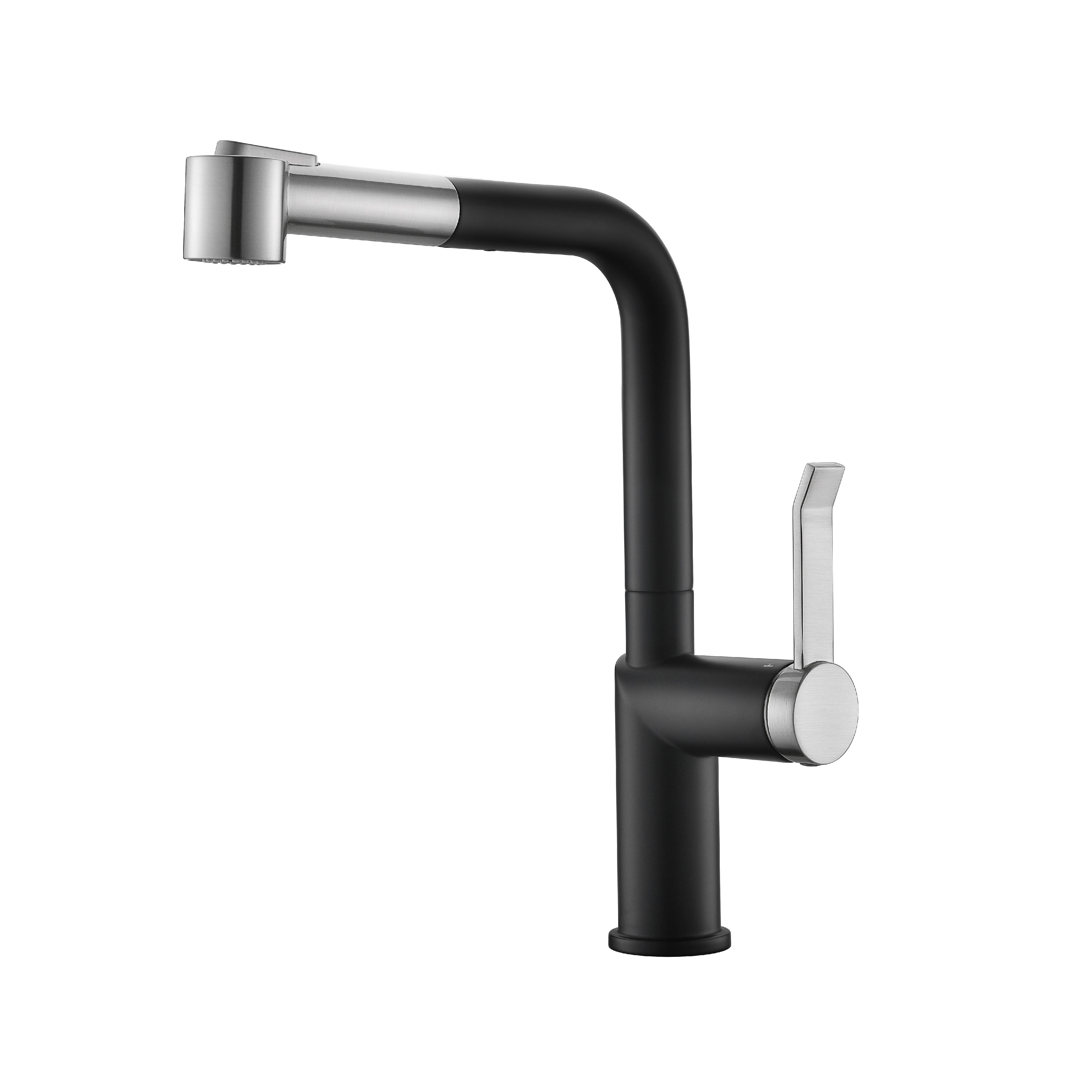 New Design Black Faucets Steel Pull-Out Kitchen Faucet Kitchen Tap Sink Faucet