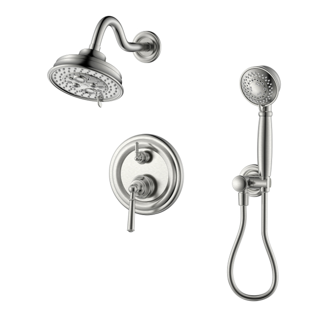  Shower Faucets with Hand Shower Brushed Nickel Shower Faucet