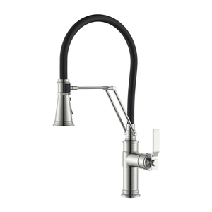 Single Handle Kitchen Faucet Brushed Nickel Kitchen Faucet Pull Down