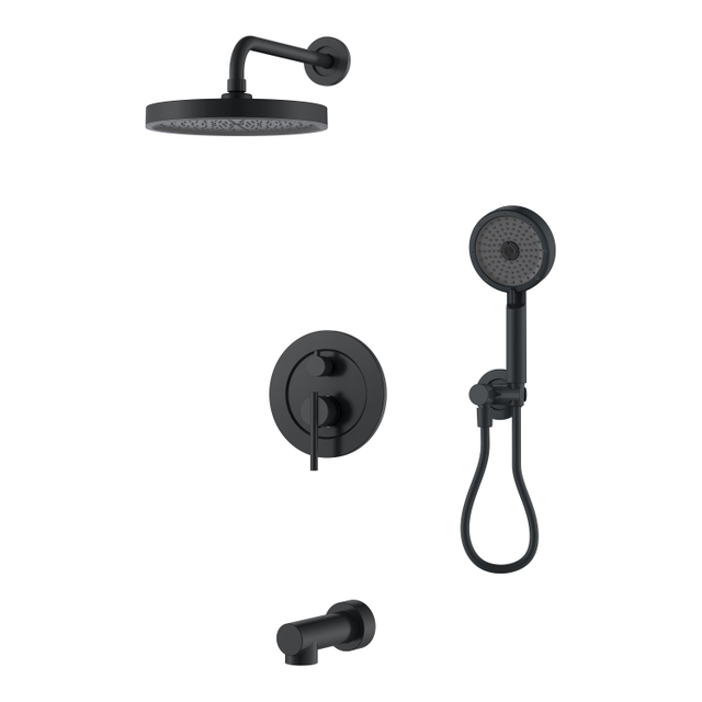 Bathtub Faucet with Hand Shower Black Shower Faucet
