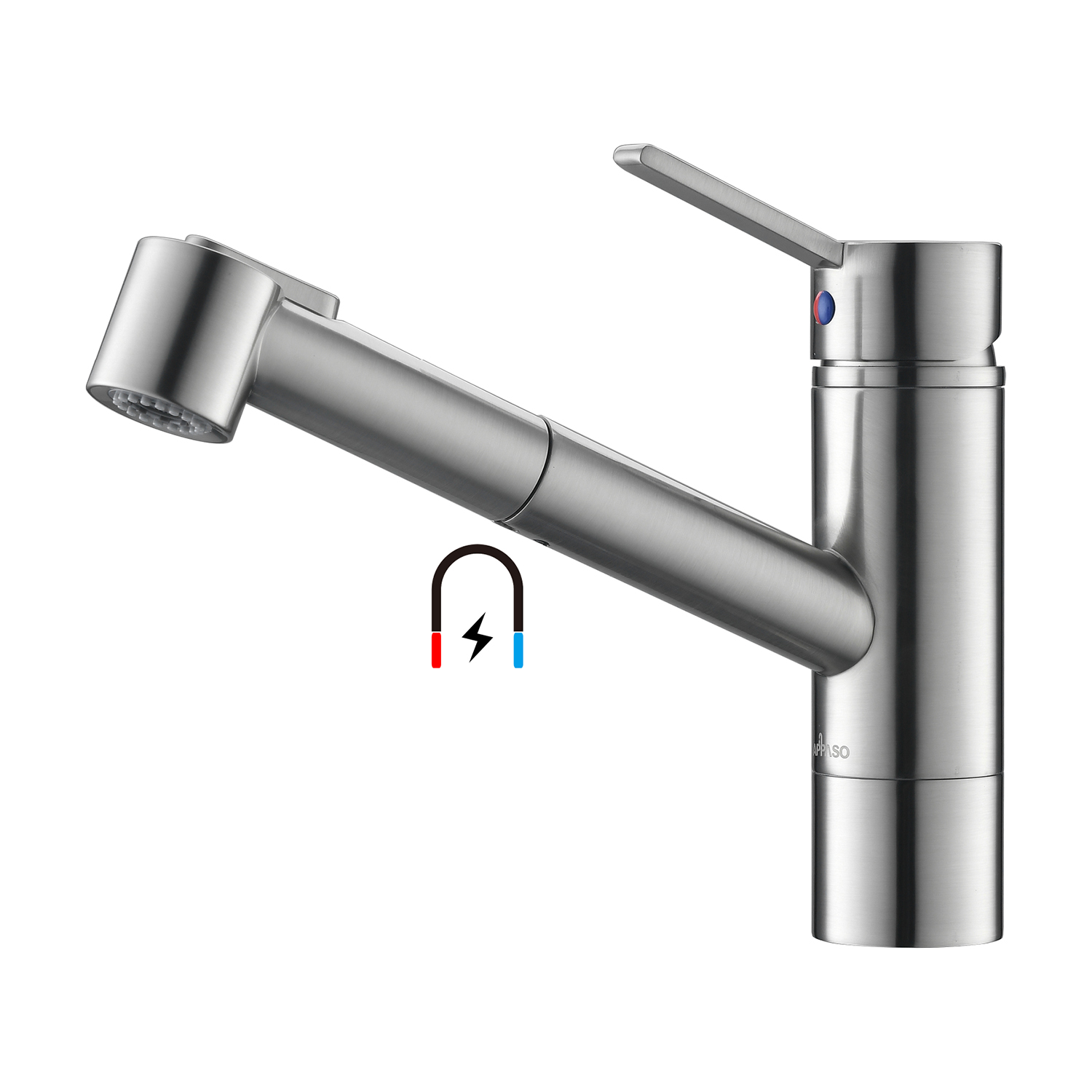 Hot Sale Factory Manufacture Single Handle Chrome Brass Sink Mixer Faucet Pull Down Spray Kitchen Faucet