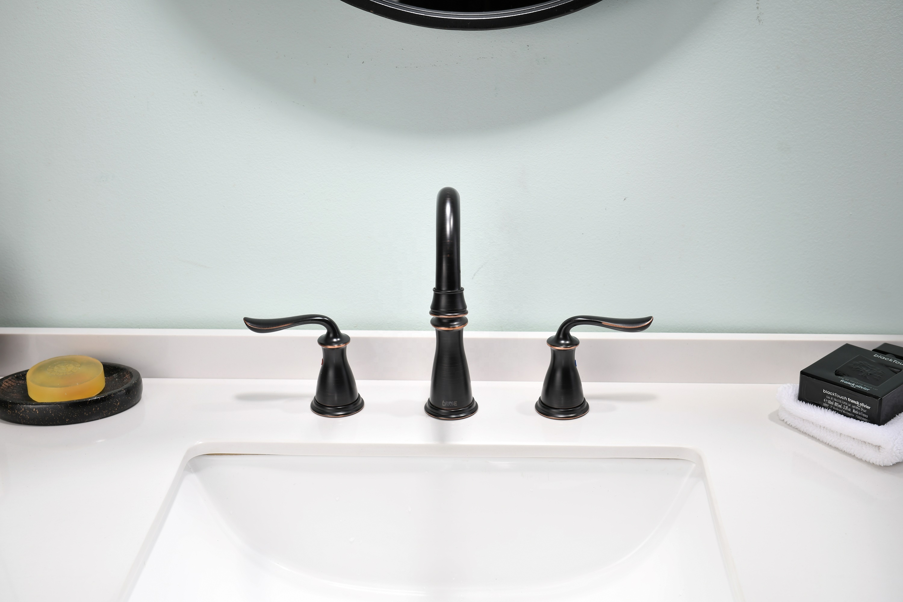2 Handle 8 Inch Wide Bathroom Sink Faucet Commercial Sink Faucet Bathroom Lavabo Faucet