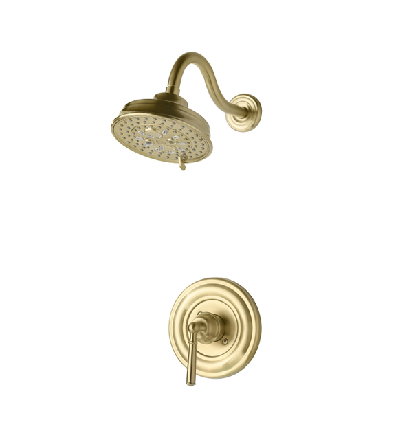 Hotel Shower Faucet Wall Mount Brushed Gold Tub Faucet Bath And Shower Faucet