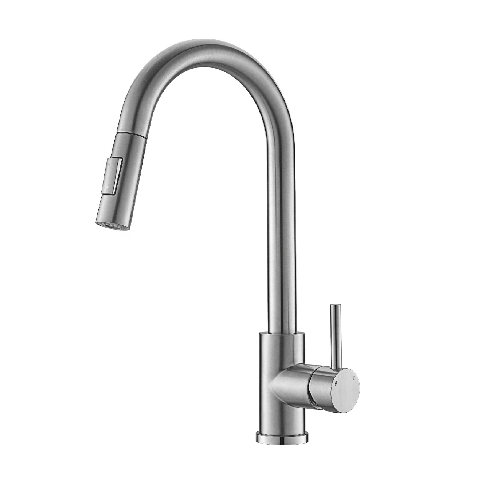 Faucet Sink Kitchen Brushed Brass Kitchen Faucet 304 Stainless Steel Kitchen Faucet