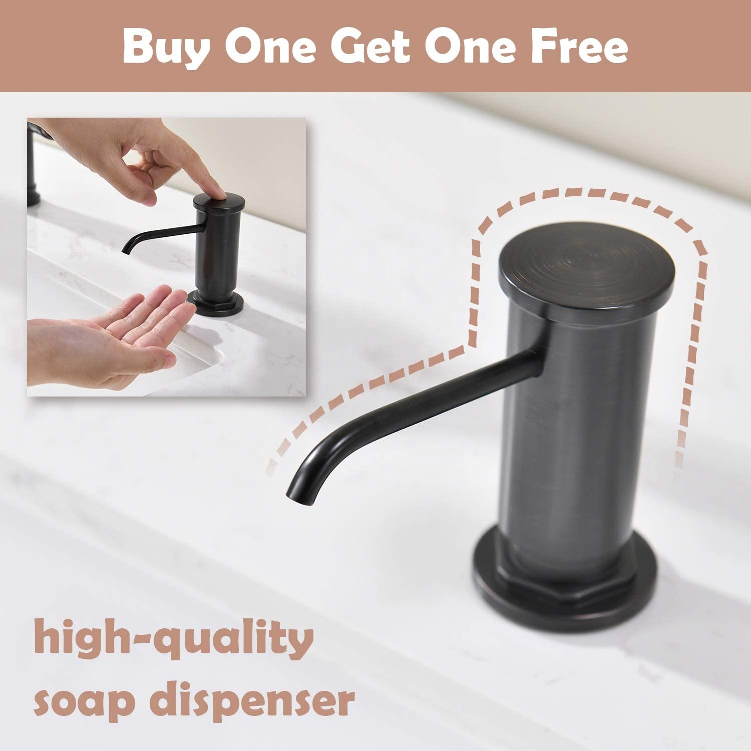 APS136-ORB Kitchen Faucet With Pull Down Sprayer Oil Rubbed Bronze Kitchen Faucet