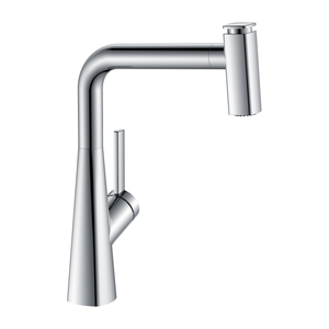 Elegant Style Square Single Handle Kitchen Faucet Modern Kitchen Faucets