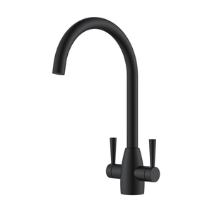 Two Handle Kitchen Faucet Matte Black Kitchen Faucet