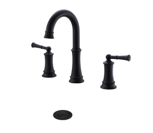 Factory Direct Wholesale Washroom Taps Durable Black Faucet Sink Bathroom Basin Faucet