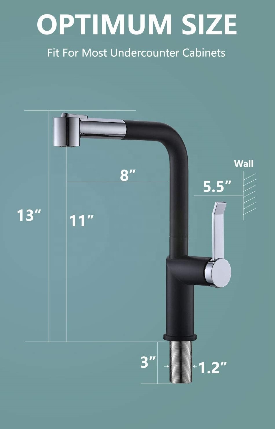 Favorable Price Modern Style Single Handle Faucet SUS 304 Kitchen Taps Faucet Modern Kitchen Faucet