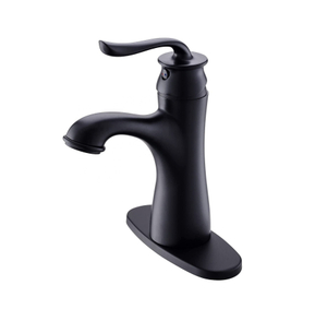 Upc Bathroom Faucet Three Hole Bathroom Faucets Matte Black Single Handle Bathroom Faucet For Washing Basin