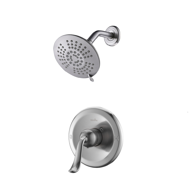 American Classical Style Brushed Nickle Single Handle Shower Faucet