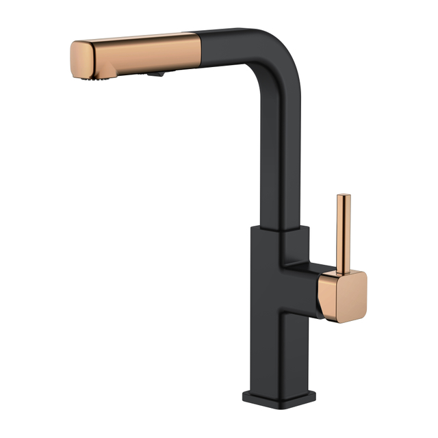 Latest Square Kitchen Faucet Brushed Rose Gold Kitchen Faucets Pull Out Modern Kitchen Faucets