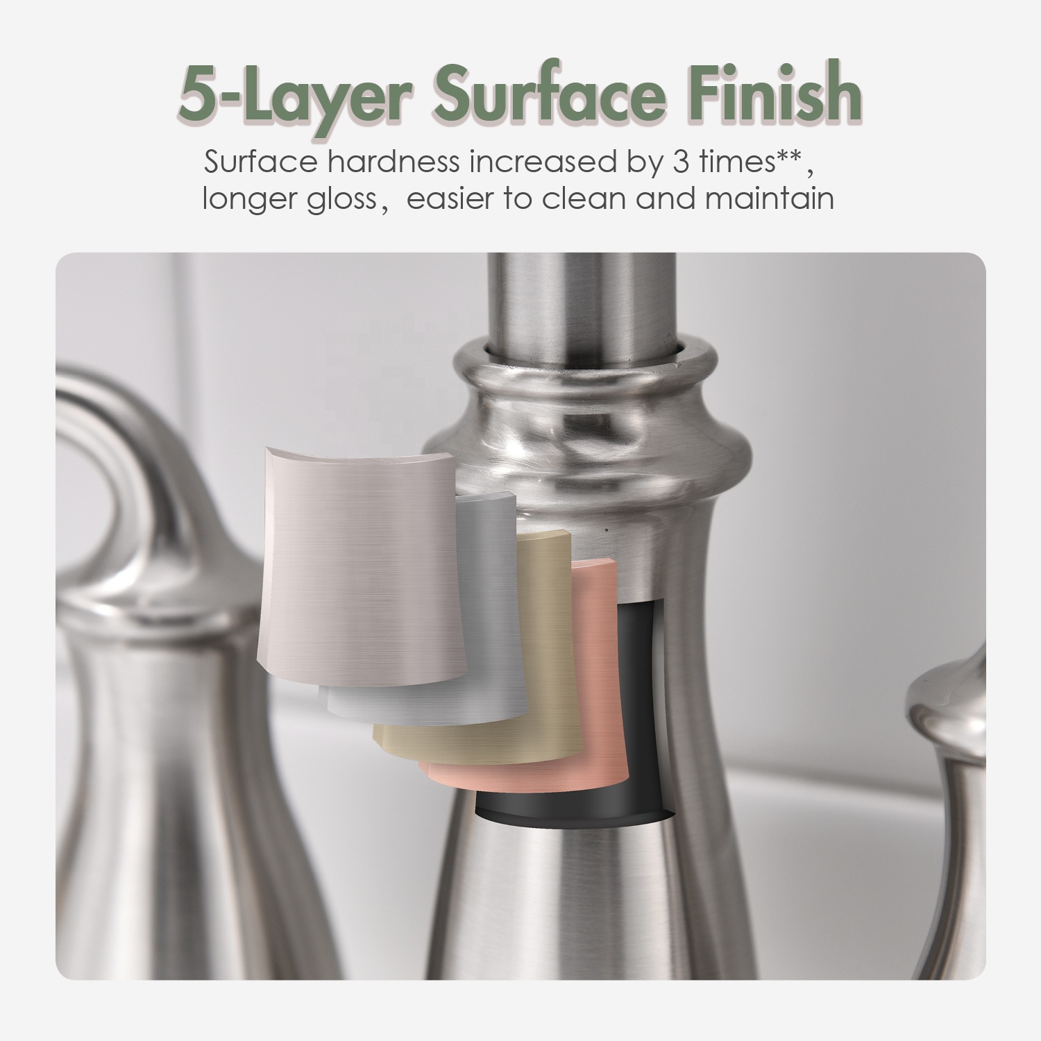 Factory American Classic Water Mixer Faucets Dual Handle Tap UPC Bathroom Basin Faucet