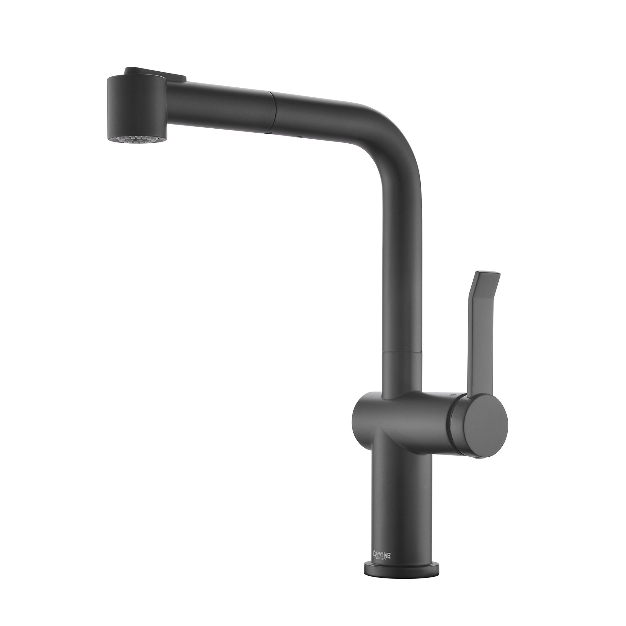 Matte Black New Design Single Hole Pull Out Kitchen Faucets